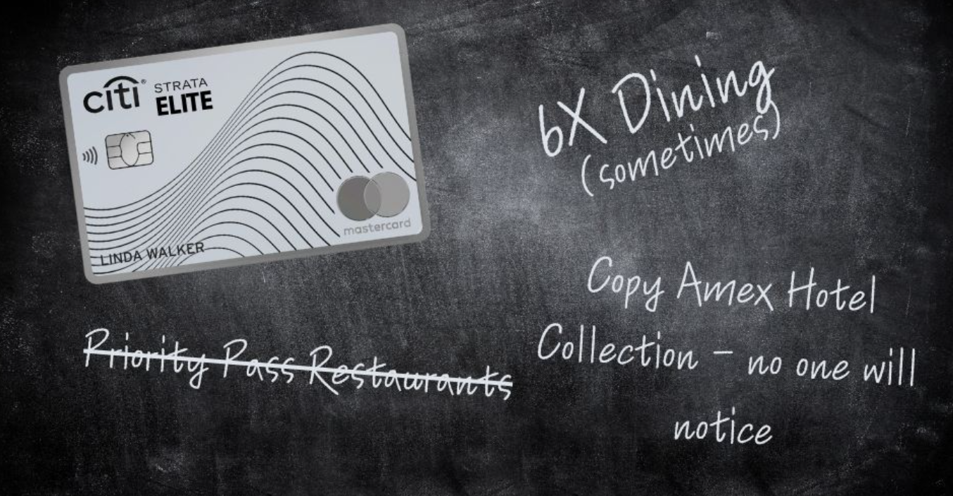 Citi Strata Elite 花旗高端旅行卡归来– 关键终于可以AA转点啦！ – 小钱大玩at北美| SashaTravelAtUS